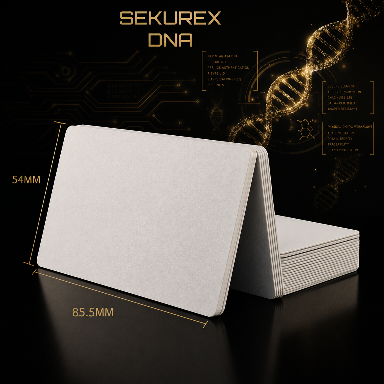 SEKUREX CORE NTAG 424 DNA PVC Card